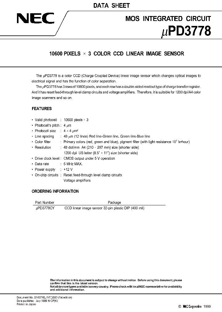 UPD3778_5381.PDF Datasheet