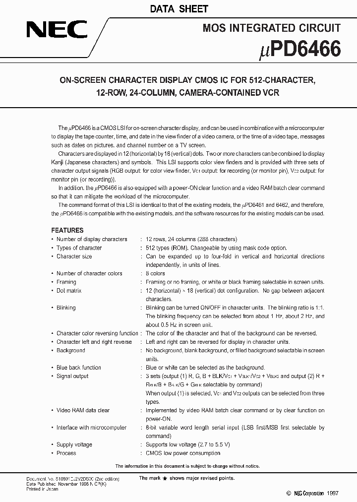 UPD6466_5574.PDF Datasheet
