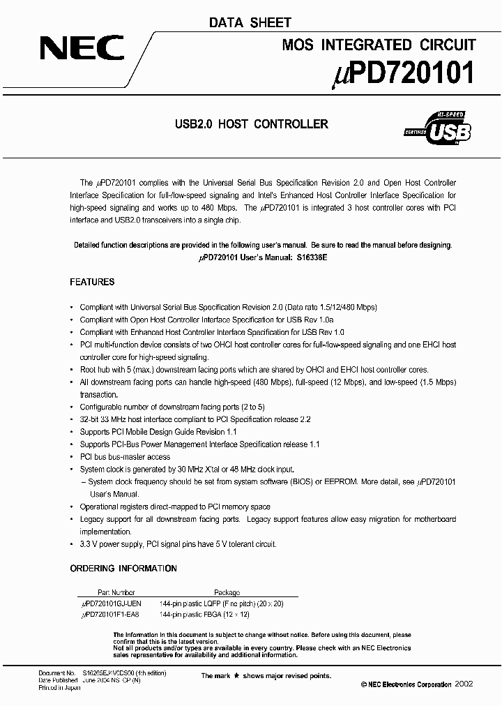 UPD720101_103605.PDF Datasheet