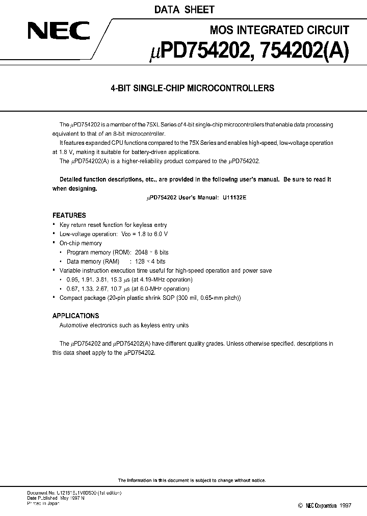 UPD754202_121053.PDF Datasheet