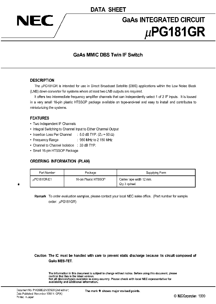 UPG181GR_58632.PDF Datasheet