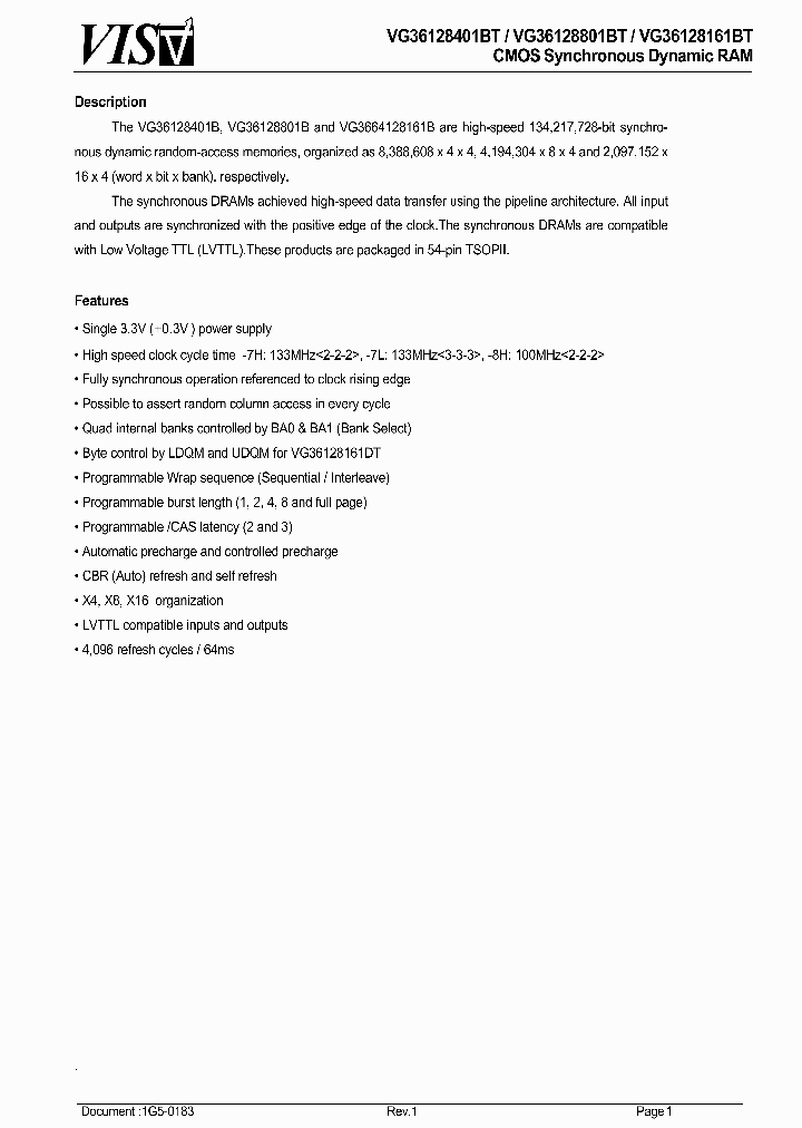 VG36128161BT_56573.PDF Datasheet