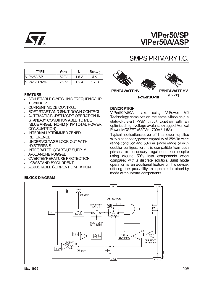 VIPER50_54540.PDF Datasheet