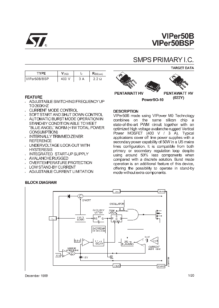 VIPER50B_54543.PDF Datasheet
