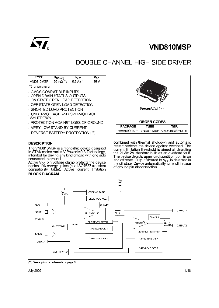 VND810MSP_55005.PDF Datasheet