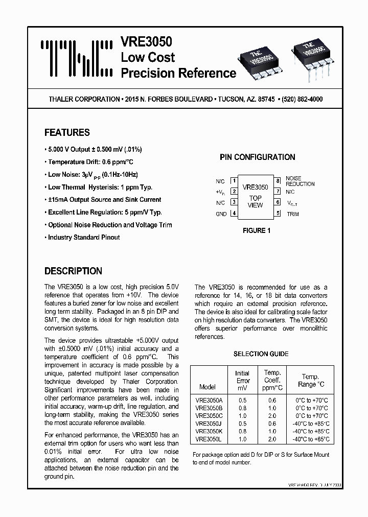 VRE3050_53883.PDF Datasheet