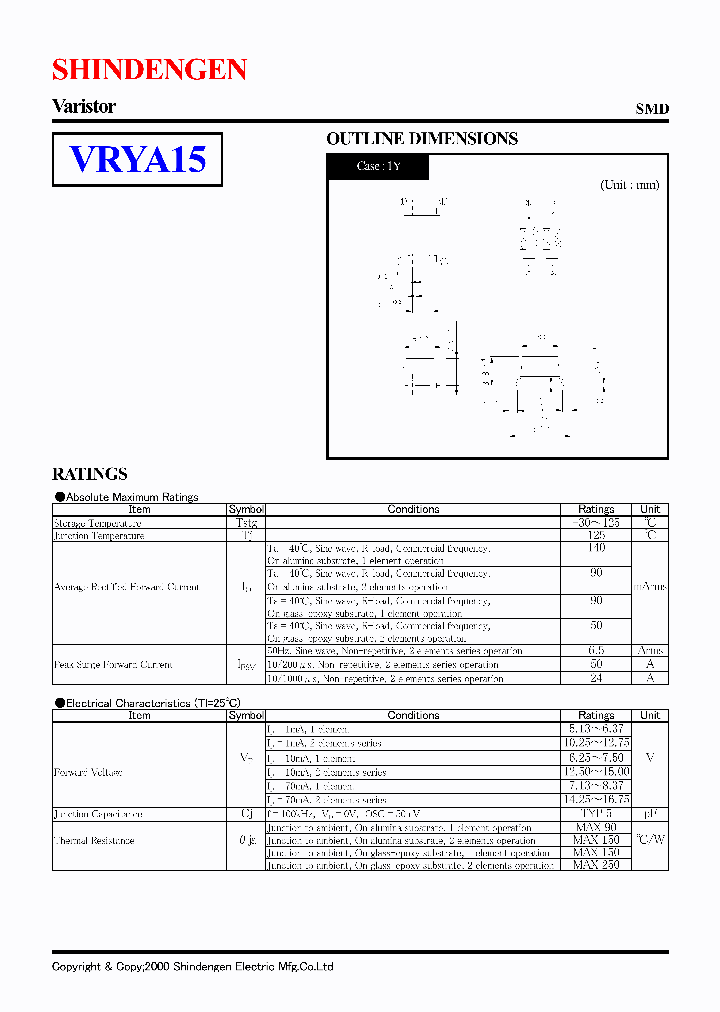 VRYA15_53890.PDF Datasheet
