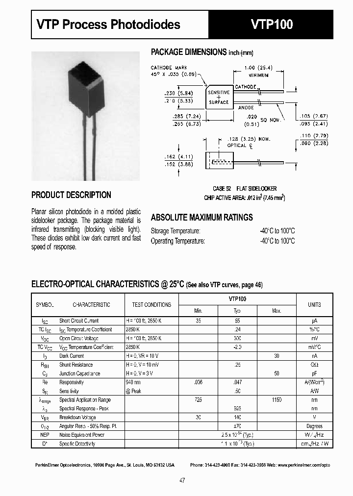 VTP100_64691.PDF Datasheet