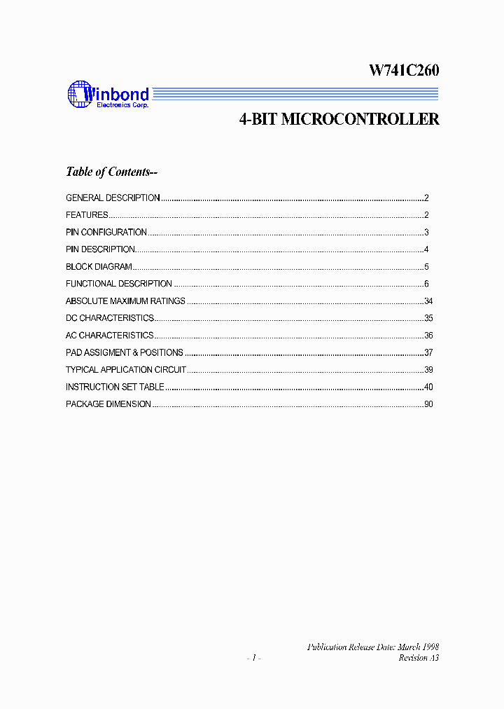 W741C260_52419.PDF Datasheet