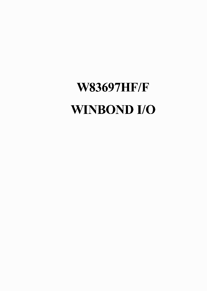 W83697_52698.PDF Datasheet