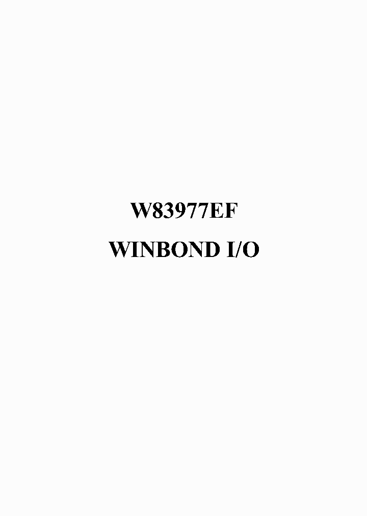 W83977EF_52724.PDF Datasheet