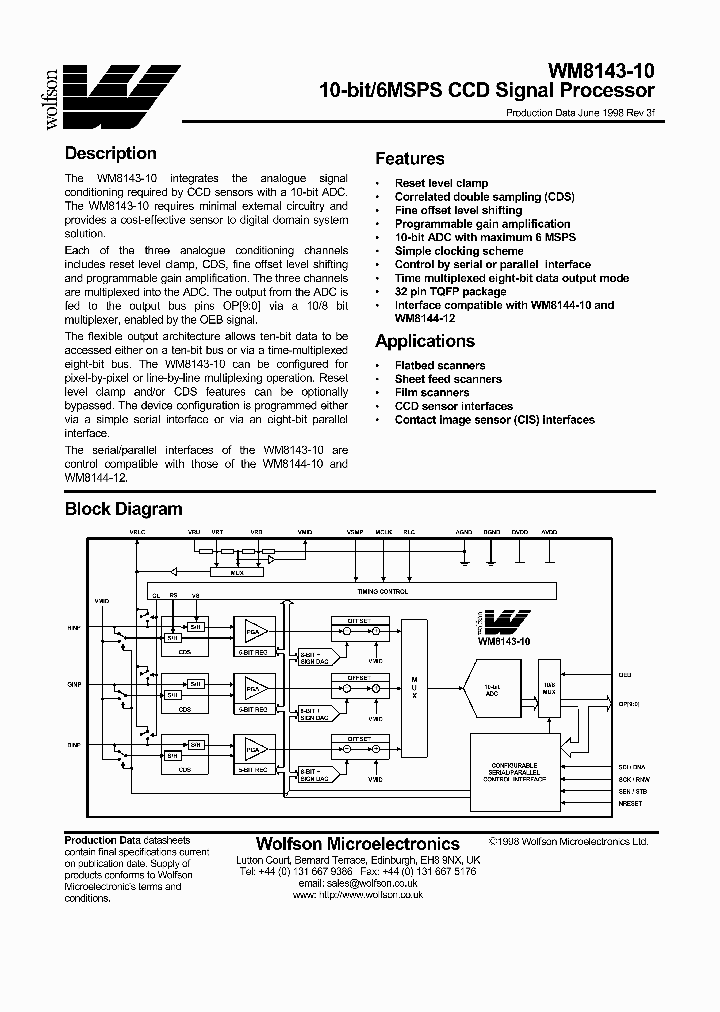 WM8143-10_51732.PDF Datasheet
