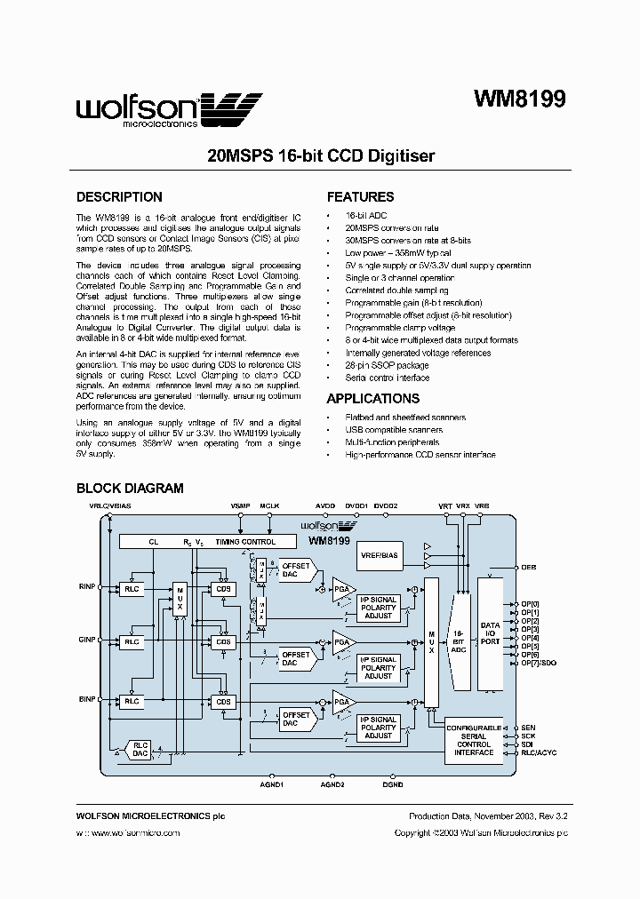 WM8199_51757.PDF Datasheet