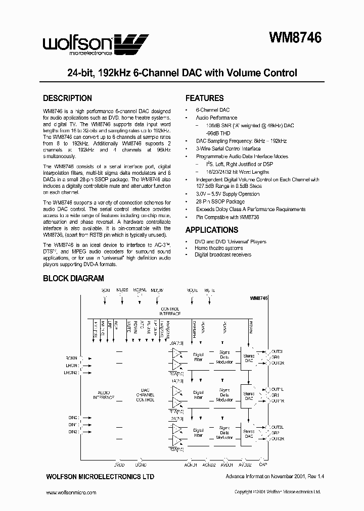 WM8746_51827.PDF Datasheet