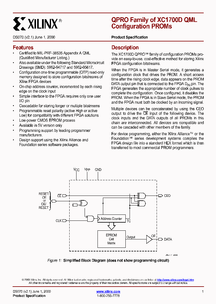 XC1700D_46126.PDF Datasheet