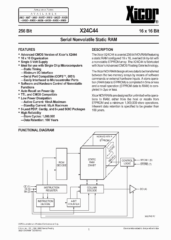 X24C44_16774.PDF Datasheet