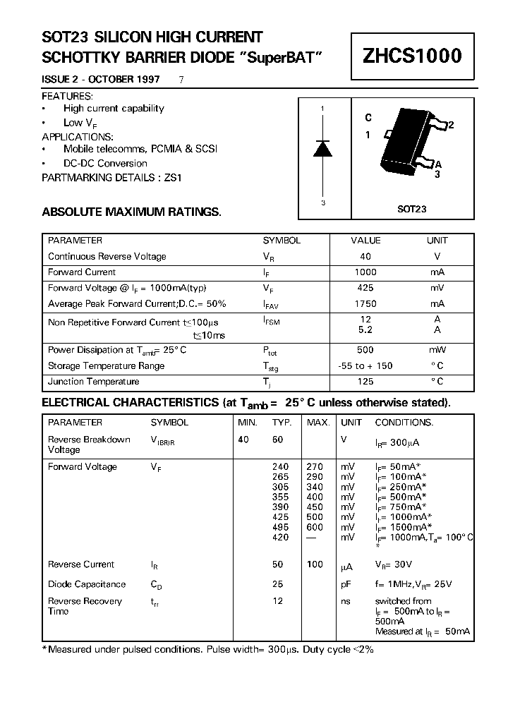 ZHCS1000_24901.PDF Datasheet