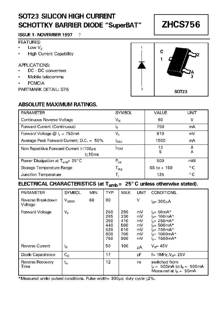 ZHCS756_24905.PDF Datasheet