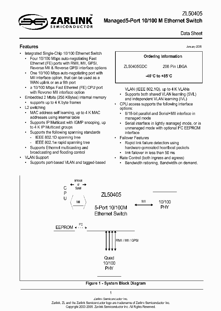 ZL50405_2664.PDF Datasheet