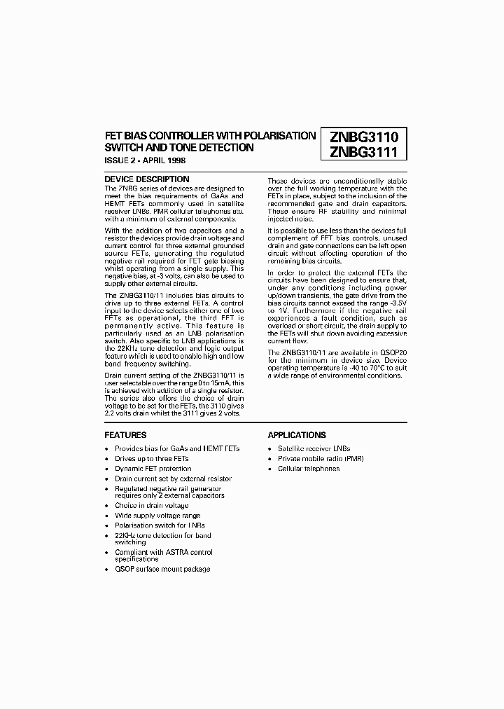 ZNBG3110_25127.PDF Datasheet