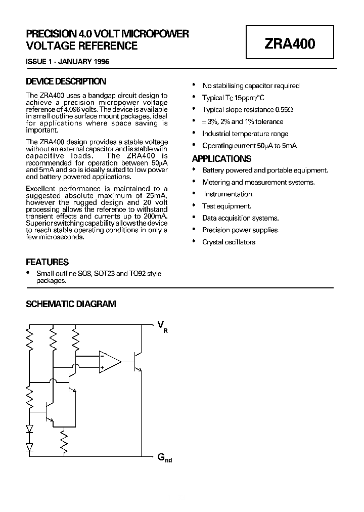 ZRA400_23038.PDF Datasheet