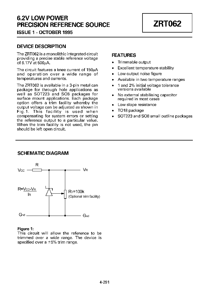 ZRT062_74926.PDF Datasheet