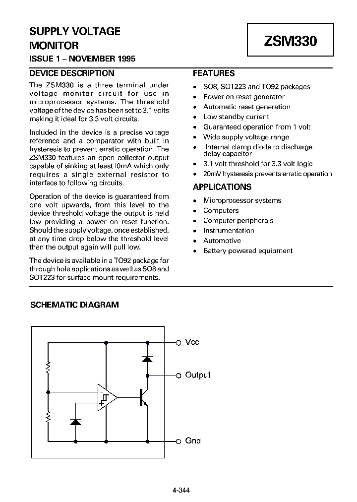 ZSM330_23095.PDF Datasheet