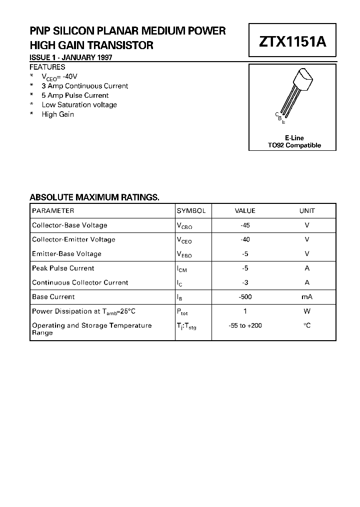 ZTX1151A_41353.PDF Datasheet