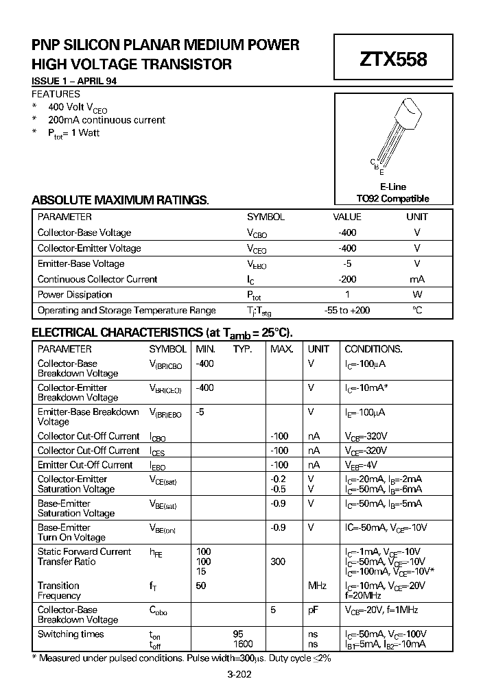 ZTX558_23121.PDF Datasheet