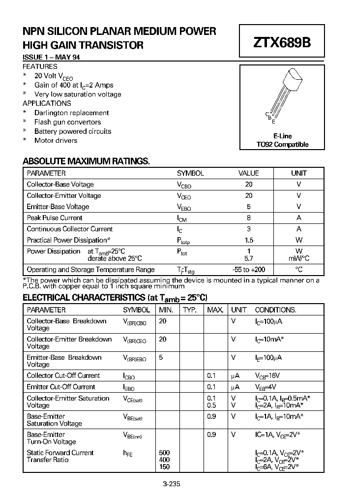 ZTX689B_48053.PDF Datasheet