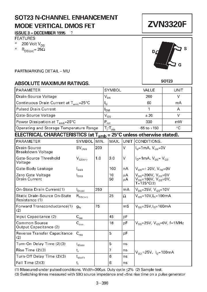 ZVN3320F_23176.PDF Datasheet