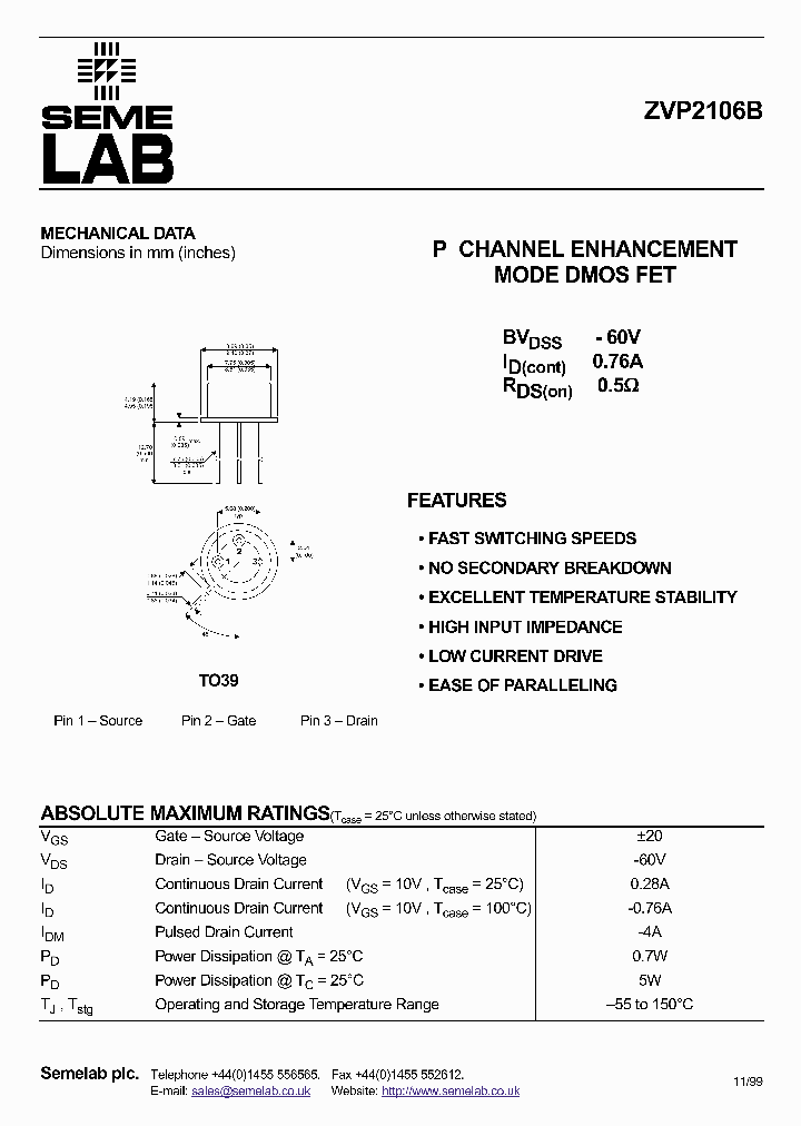 ZVP2106B_23180.PDF Datasheet