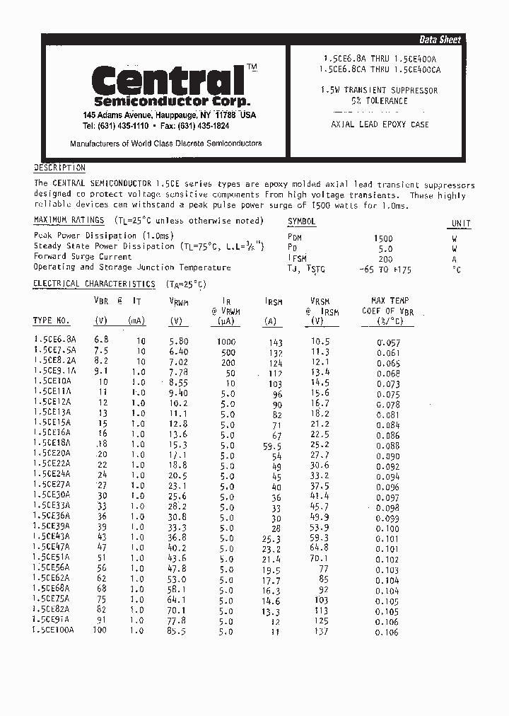 15CE27A_300563.PDF Datasheet