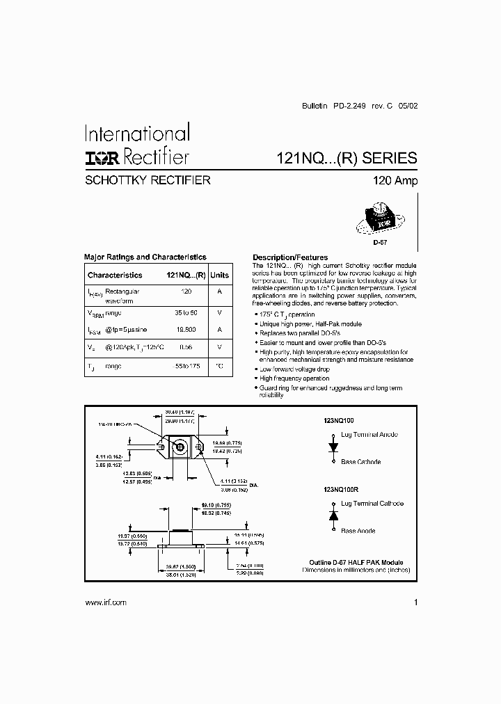 121NQ045_301102.PDF Datasheet