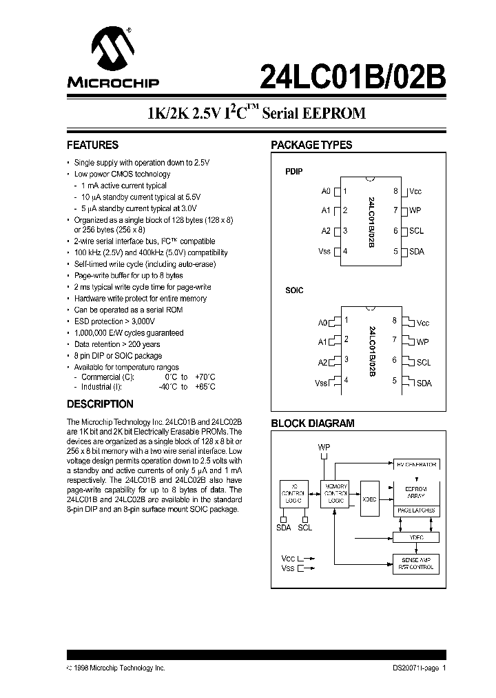 24LC01B_276930.PDF Datasheet
