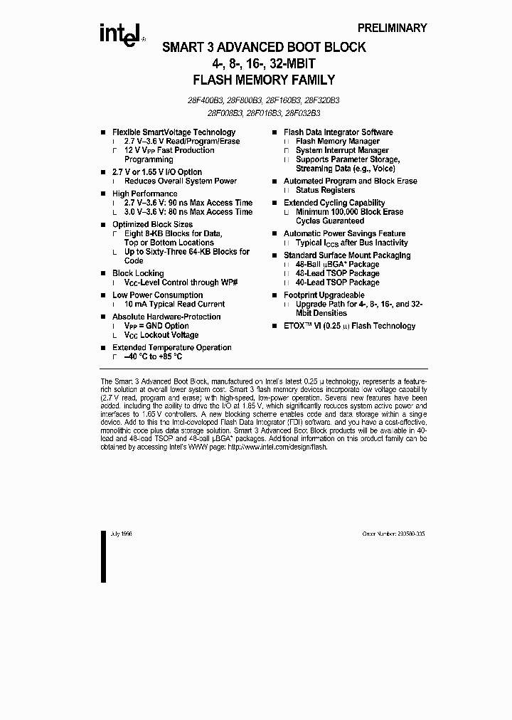 28F800B3_288354.PDF Datasheet