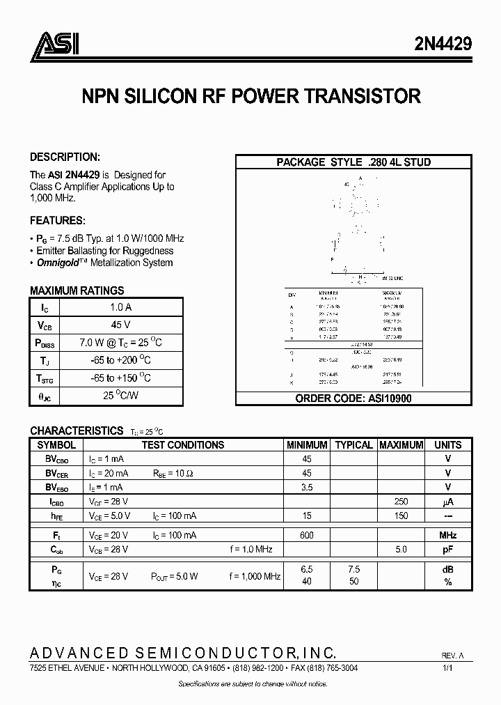 2N4429_292964.PDF Datasheet