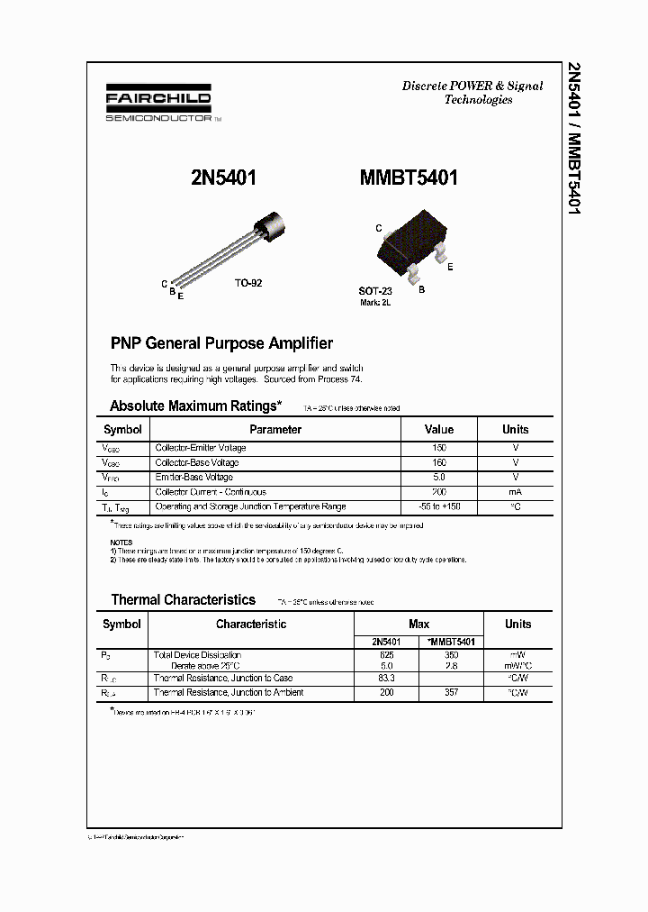 MMBT5401_263194.PDF Datasheet