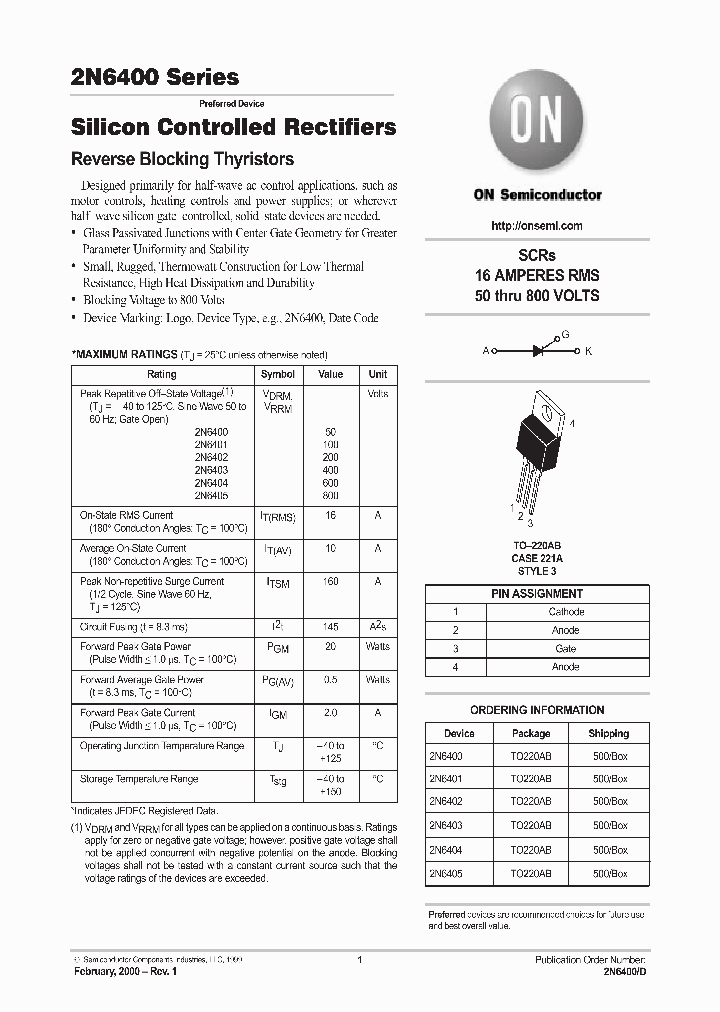 2N6400_292633.PDF Datasheet