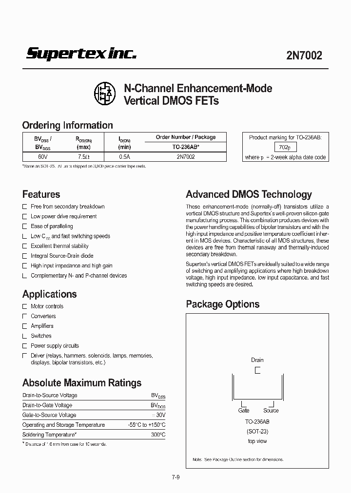 2N7002_252509.PDF Datasheet