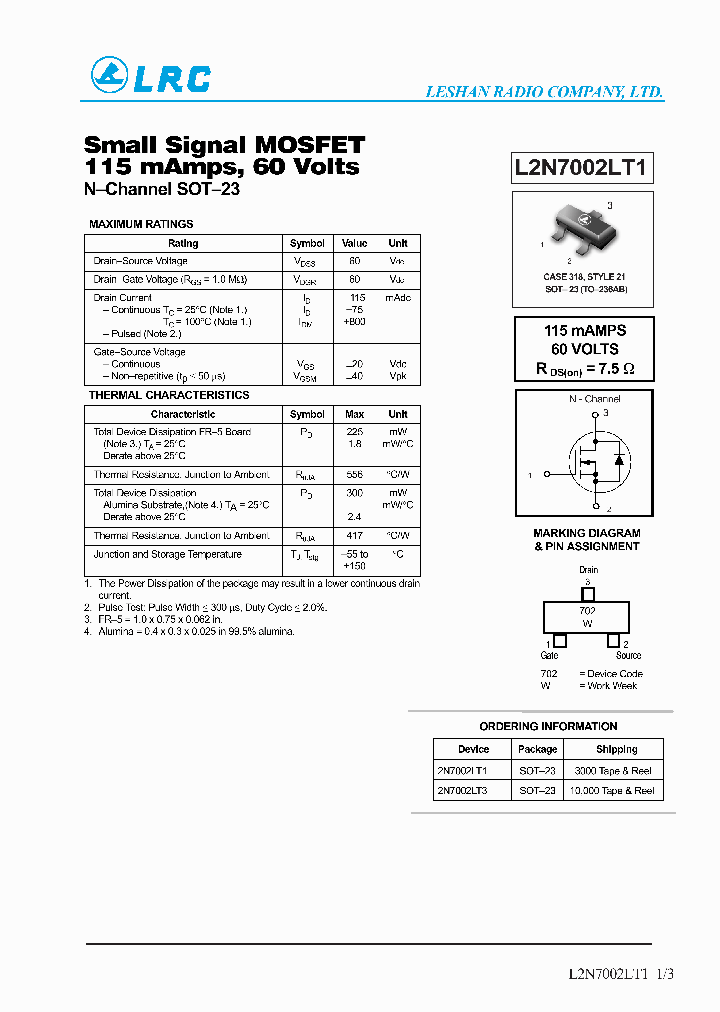 2N7002LT3_17156.PDF Datasheet