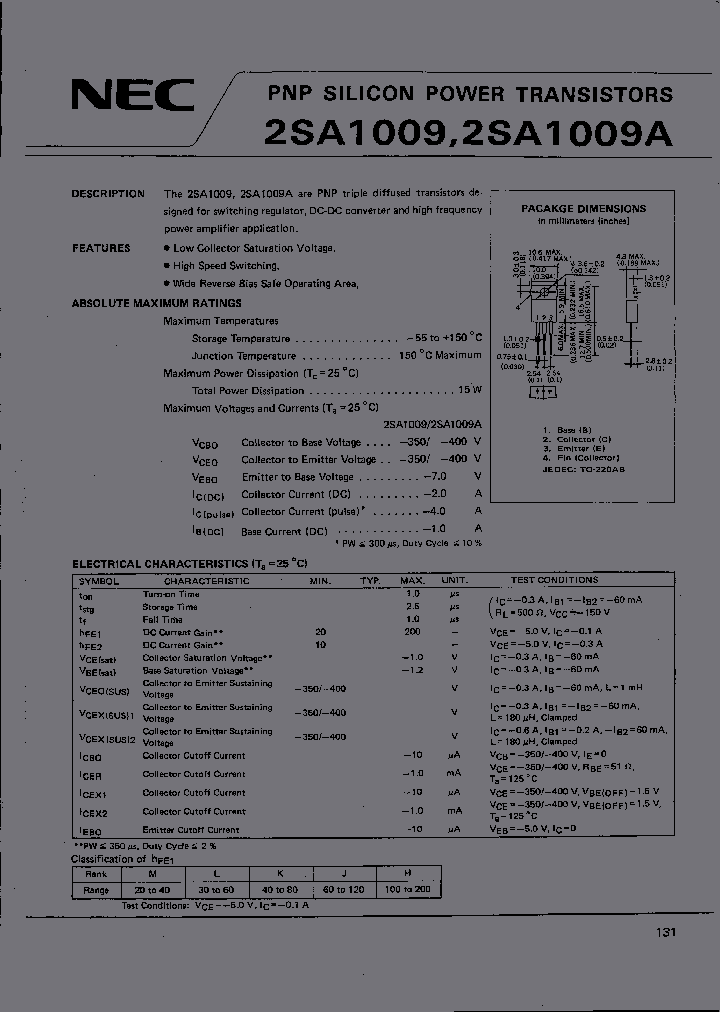 2SA1009_304200.PDF Datasheet