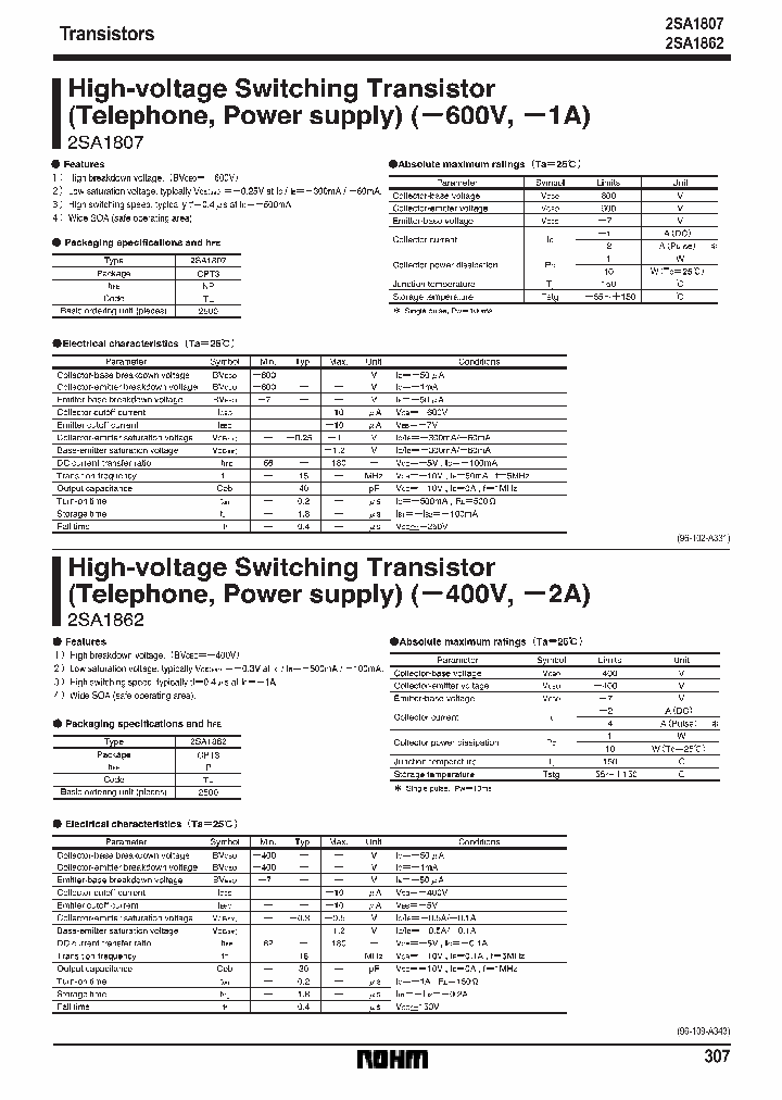 2SA1807_285599.PDF Datasheet