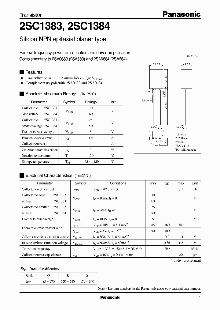 2SC1384_289267.PDF Datasheet