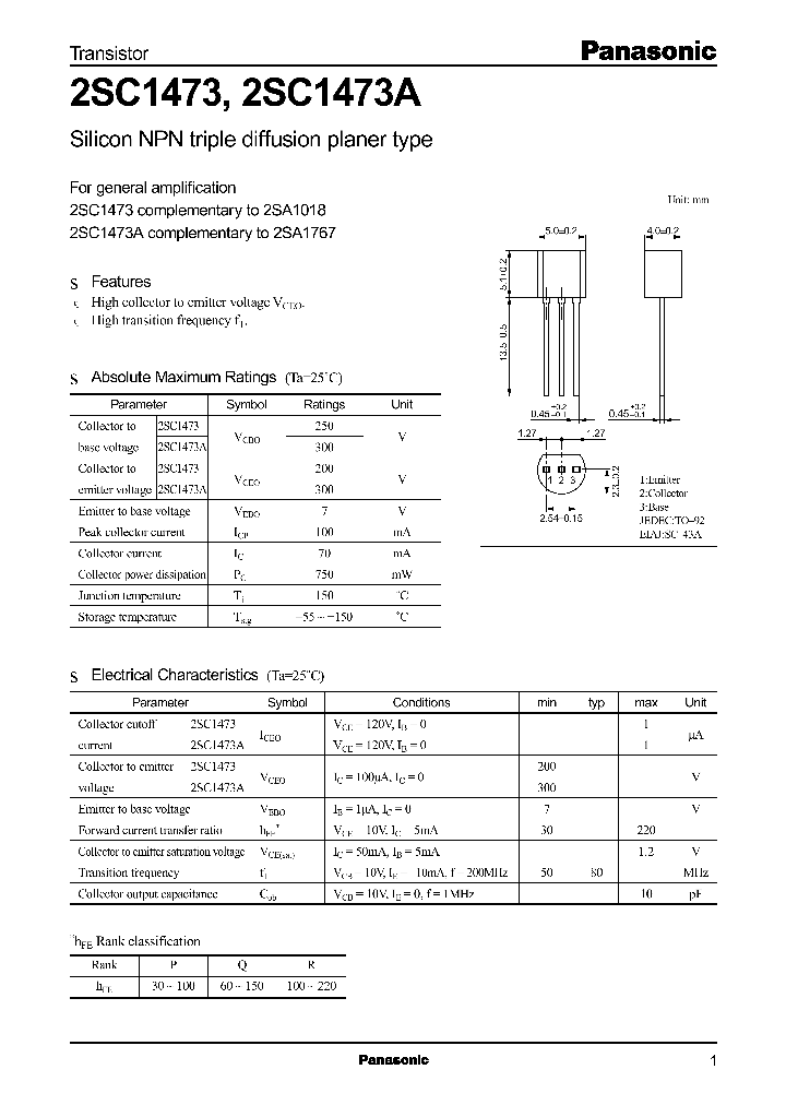 2SC1473A_291740.PDF Datasheet