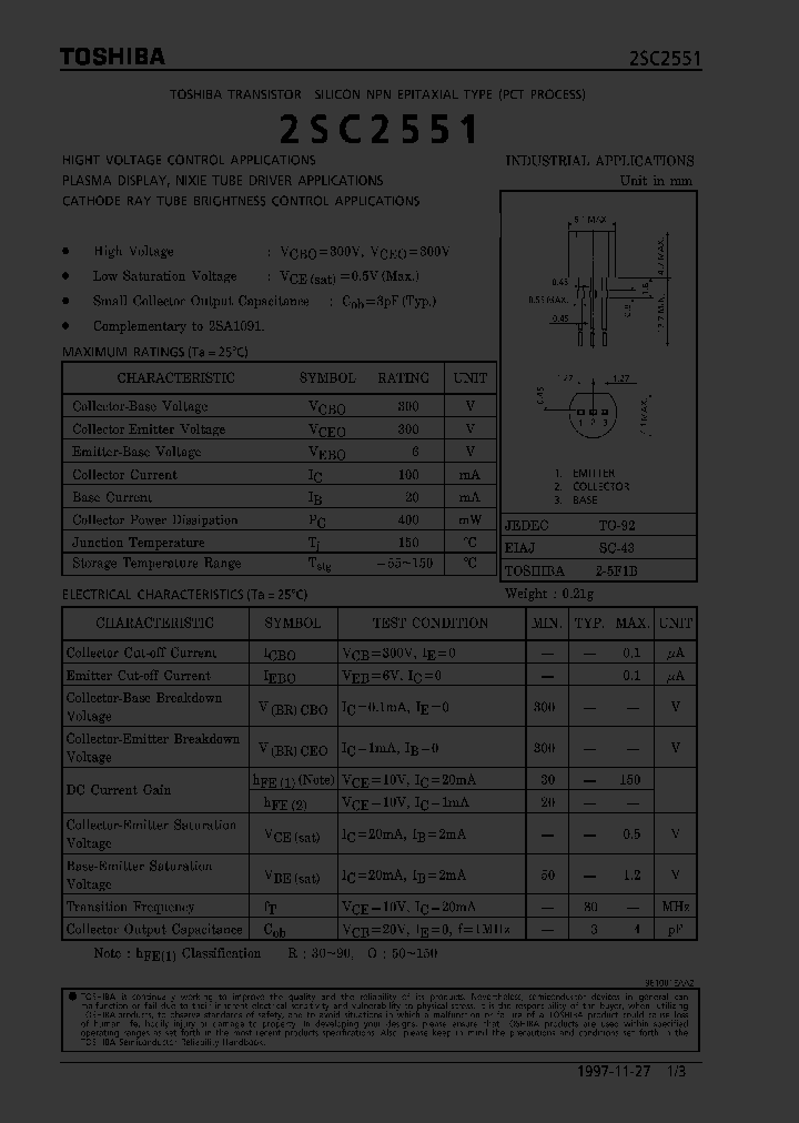 2SC2551_287875.PDF Datasheet
