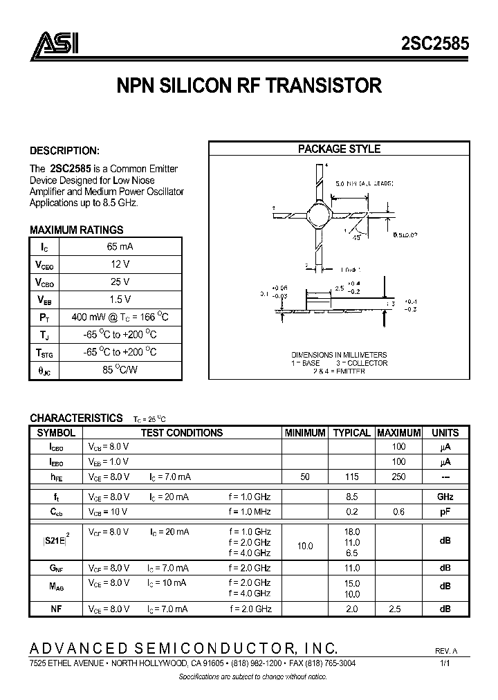 2SC2585_287871.PDF Datasheet