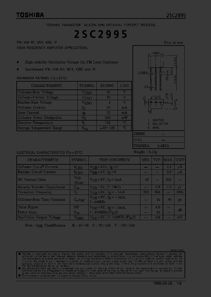 2SC2995_281528.PDF Datasheet