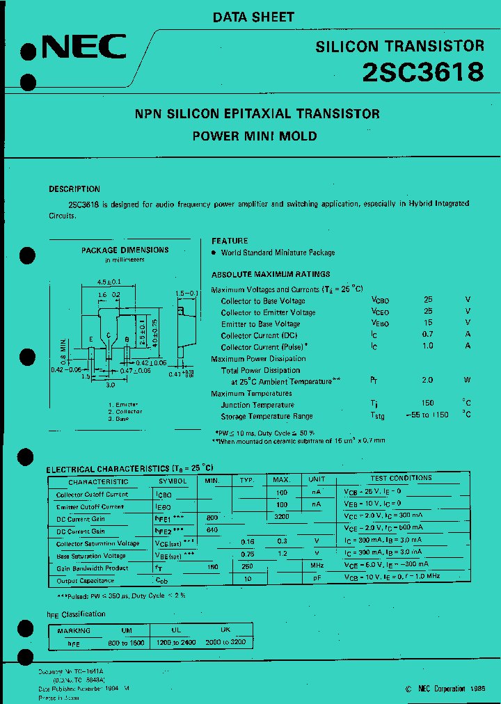 2SC3618_272737.PDF Datasheet