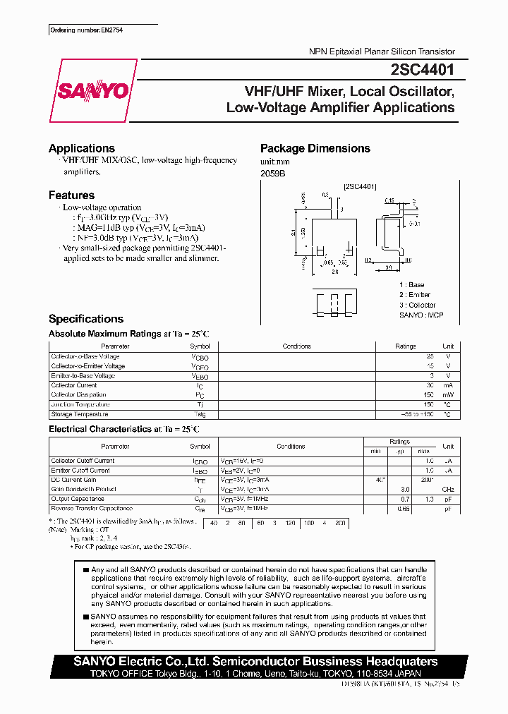 2SC4401_283665.PDF Datasheet